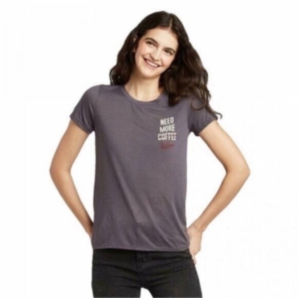 Zoe + Liv Need More Wine High Low Tee